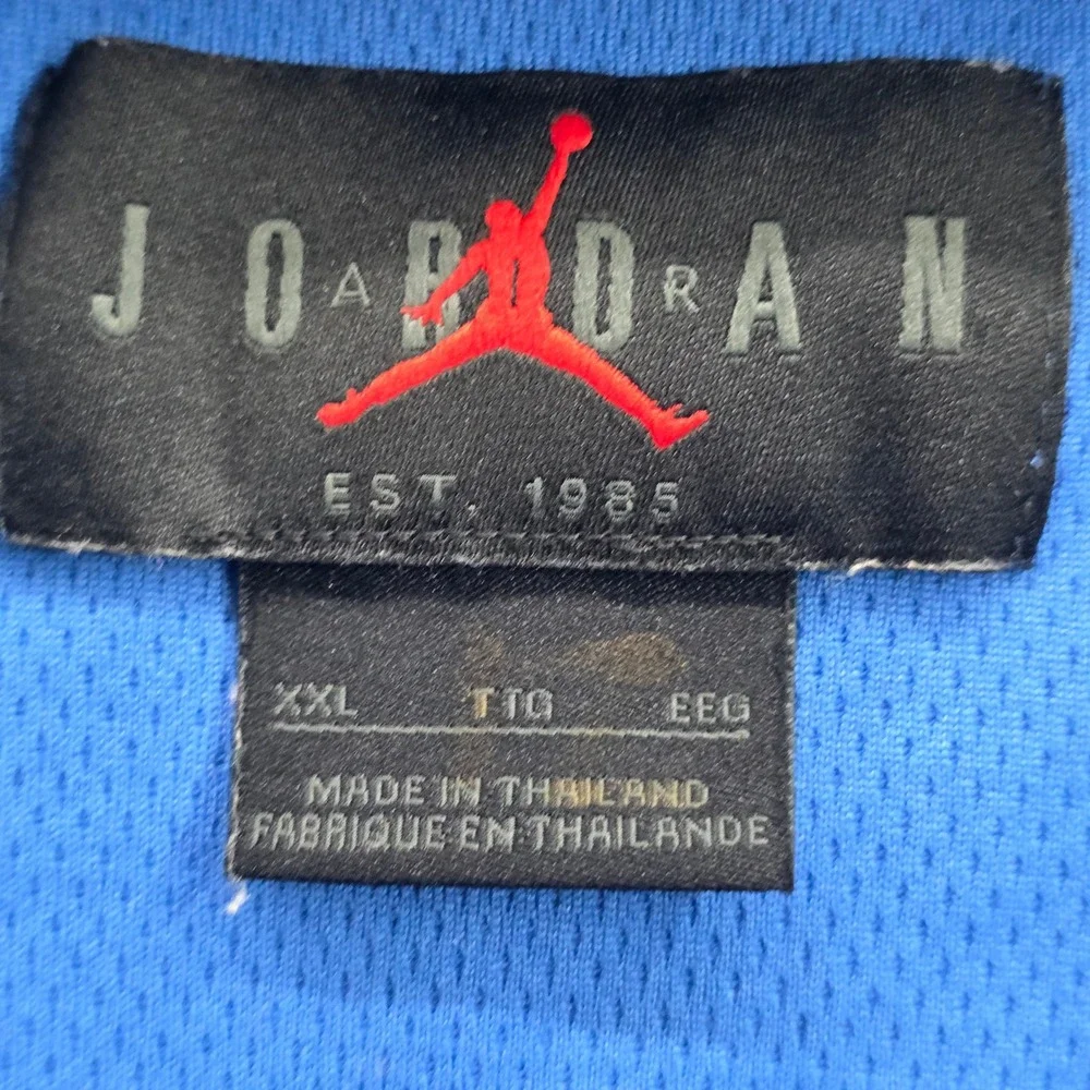 Jordan Buffalo‎ Bulls 1/4 Zip Pullover Dri-FIT Training Top XXL Blue Mens NCAA